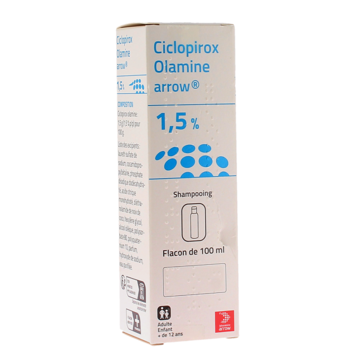 Ciclopiroxolamin-Pfeil 1,5% Shampoo - Flasche mit 100ml