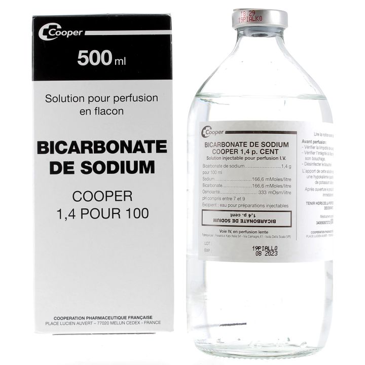 Natriumbicarbonat 1,4% Cooper - Flasche mit 500ml