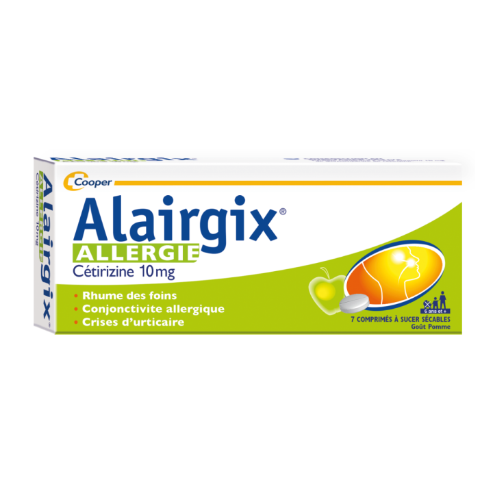 Alairgix Cetirizin 10mg - 7 Lutschtabletten