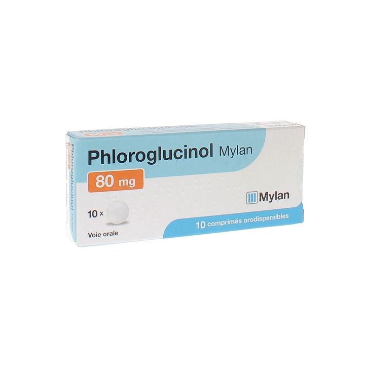 Phloroglucinol Mylan 80mg - Packung mit 10 orodispersiblen Tabletten
