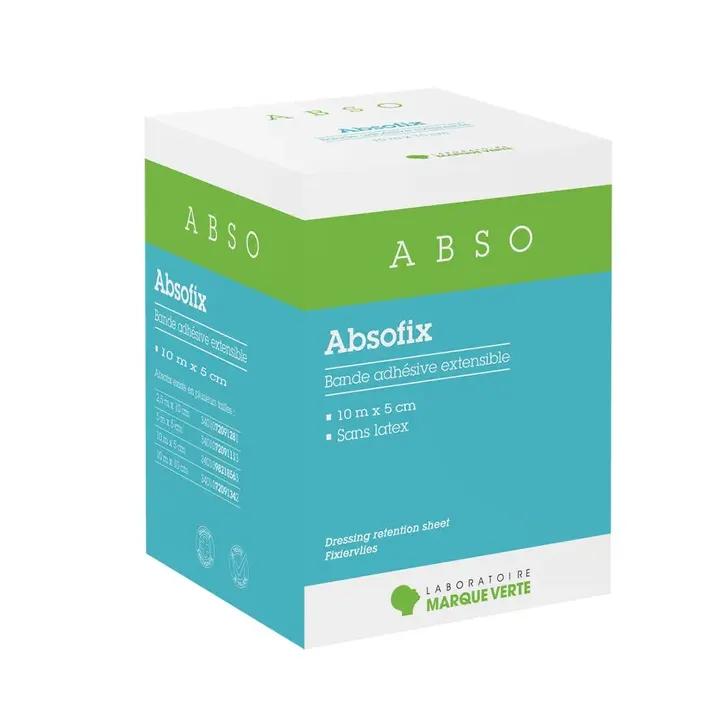 Absofix dehnbare Klebeband Abso - Box mit einem Band von 10m x 5cm