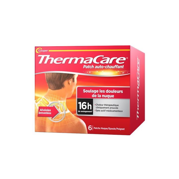 ThermaCare selbstwärmendes Pflaster 16h Nacken Schulter Handgelenk - 6 Pflaster
