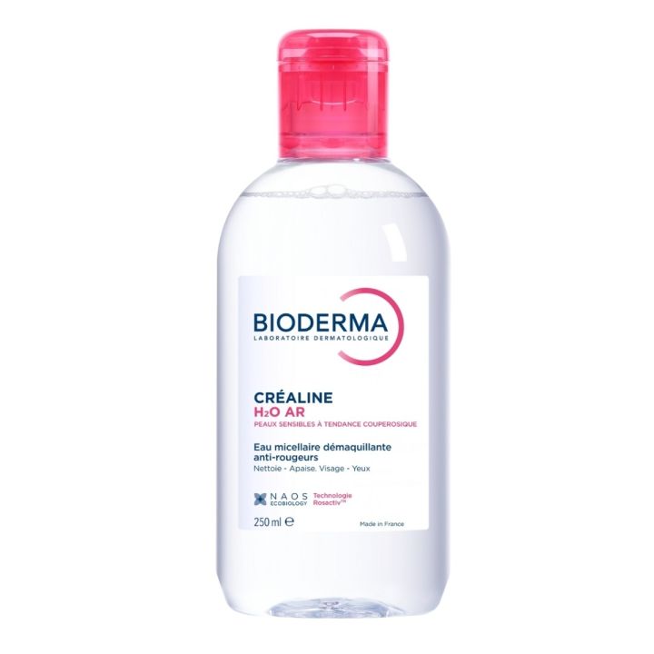 Mizellenwasser Créaline H2O AR gegen Rötungen Bioderma - Flasche mit 250 ml
