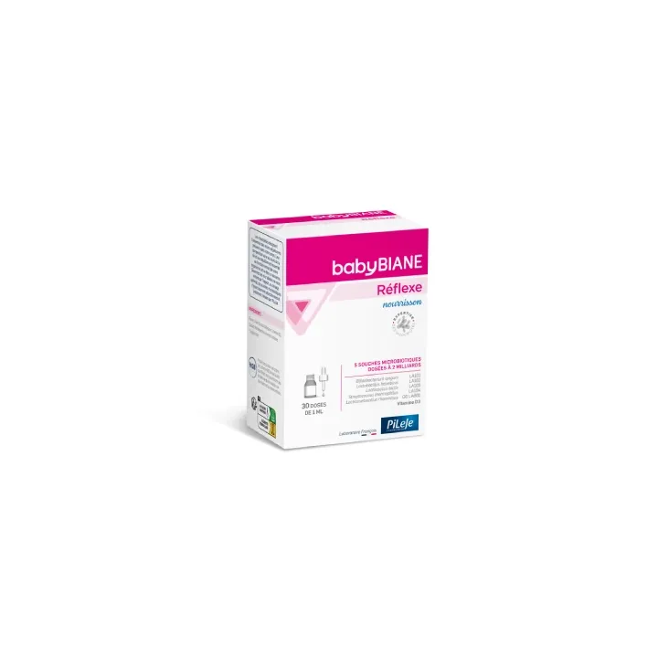 Babybiane Reflex Säugling Pileje - Flasche mit Pipette 30 ml