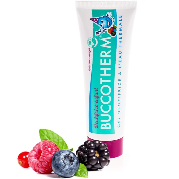 Bio-Fruchtgeschmack Zahnpasta für Kinder ab 3 Jahren Buccotherm - 50ml Tube