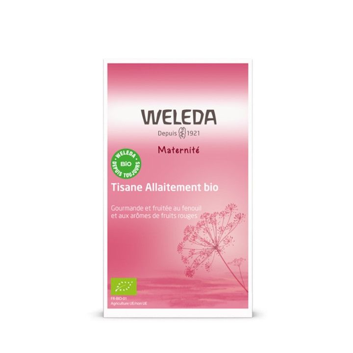 Stilltee für stillende Mütter mit roten Früchten Weleda - Schachtel mit 20 Beuteln