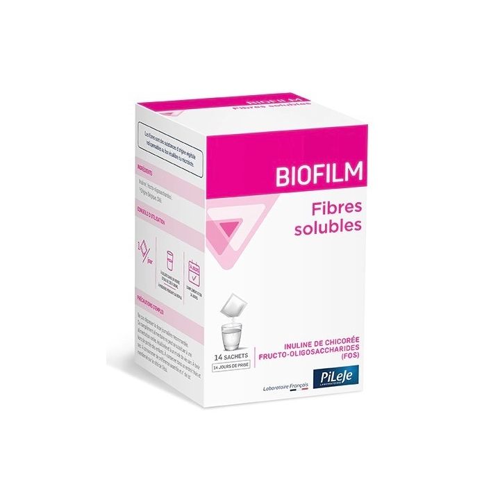 Biofilm lösliche Fasern Pileje - Schachtel mit 14 Beuteln