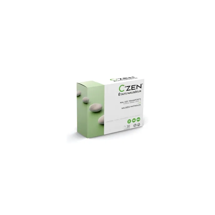 C'Zen Übelkeitszustände Bausch lomb - Packung mit 30 Tabletten