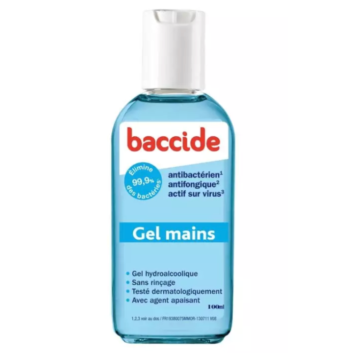 Baccide Cooper antibakterielles Handgel - Flasche mit 100 ml