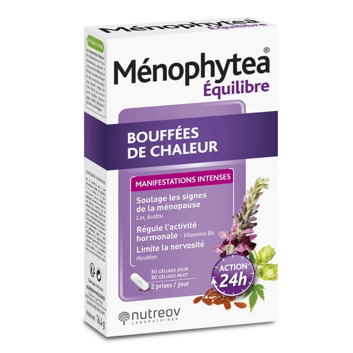 Ménophytea Hitzewallungen Nutreov - Packung mit 40 Kapseln