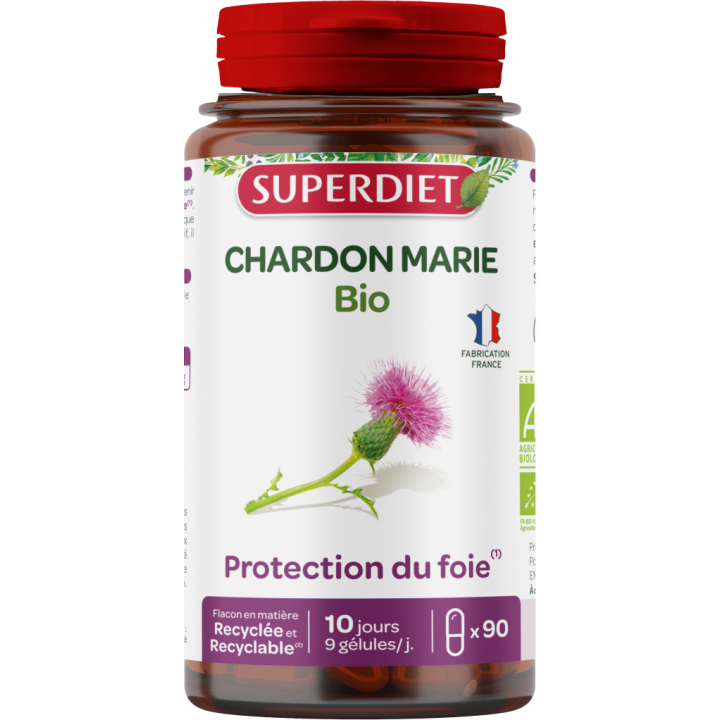 Bio Mariendistel Super Diet - Packung mit 90 Kapseln