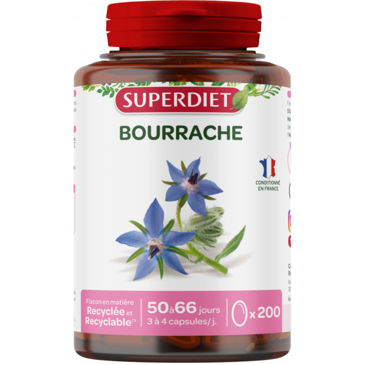 Borretsch Super Diet - Dose von 200 Kapseln