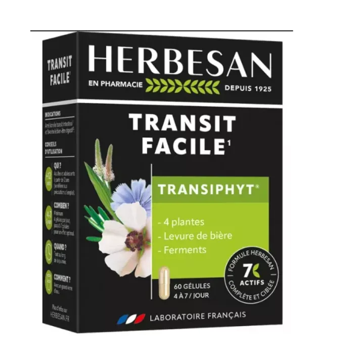 Herbesan Transiphyt - Packung mit 60 Kapseln