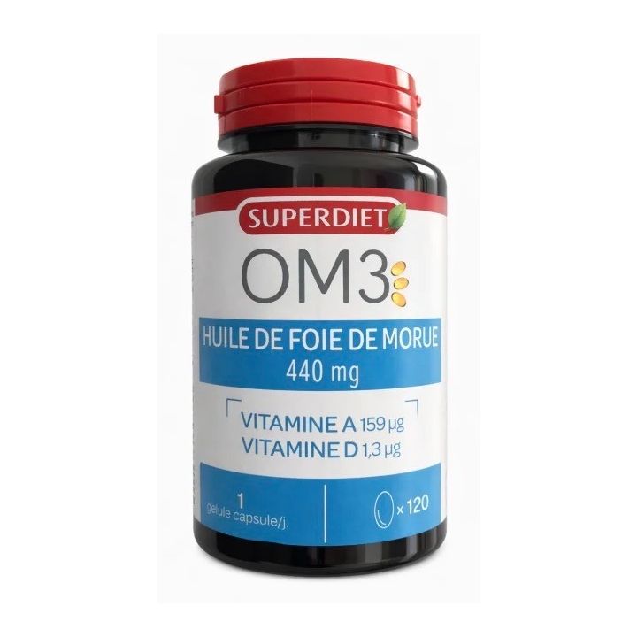 OM3 Lebertran Super Diet - Dose von 120 Kapseln