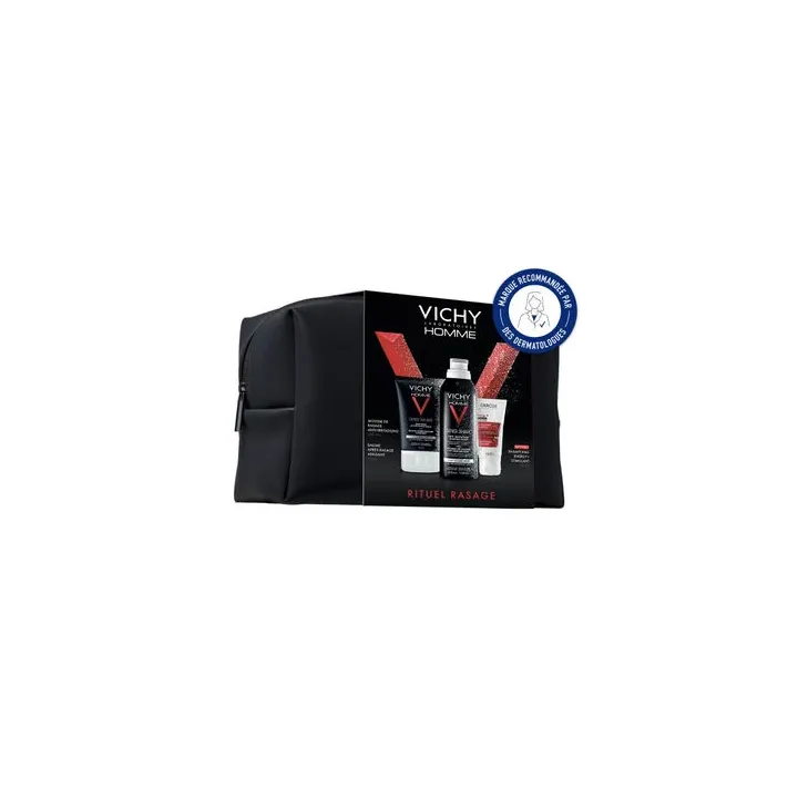 Geschenkset Mein Rasurritual Vichy Mann - Set mit 3 Produkten