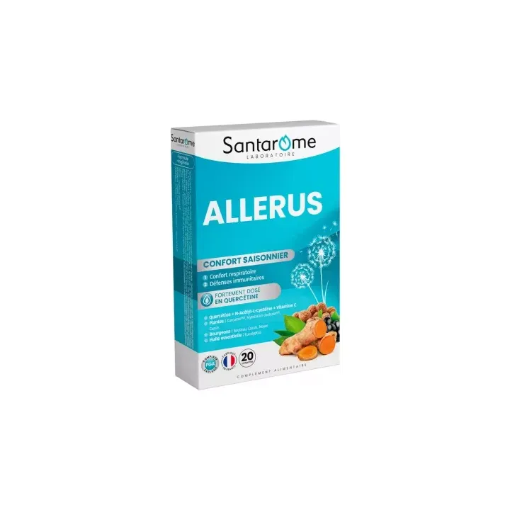 Allerus Komfort saisonal Santarome - Packung mit 20 Tabletten