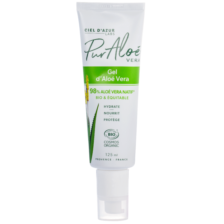 Gel 98% Bio Aloe Vera Pur Aloe - Tube mit 125 ml