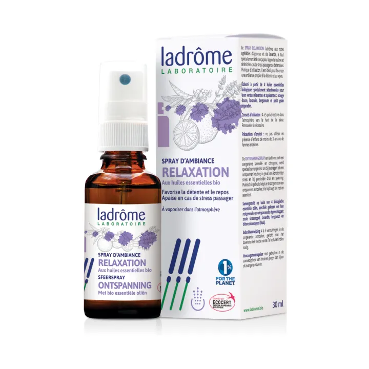 Bio-Raumspray Entspannung Ladrôme - Flasche mit 30 ml