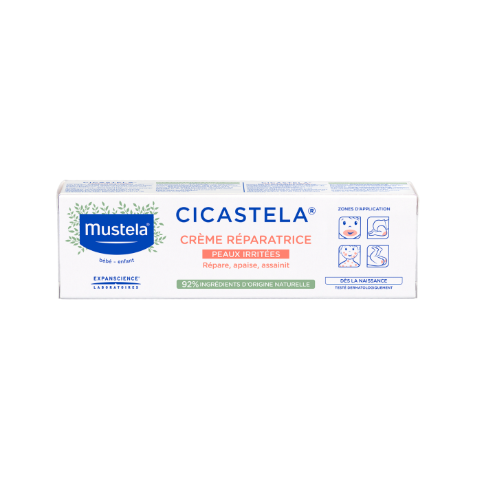 Cicastela reparierende Creme für gereizte Haut Mustela - Tube mit 40 ml