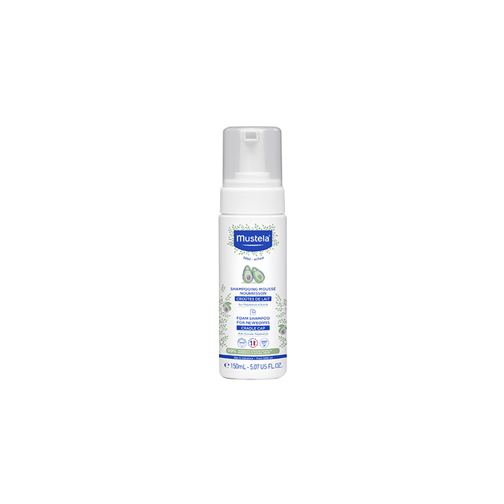 Shampoo-Schaum für Säuglinge Mustela - Flasche mit 150 ml