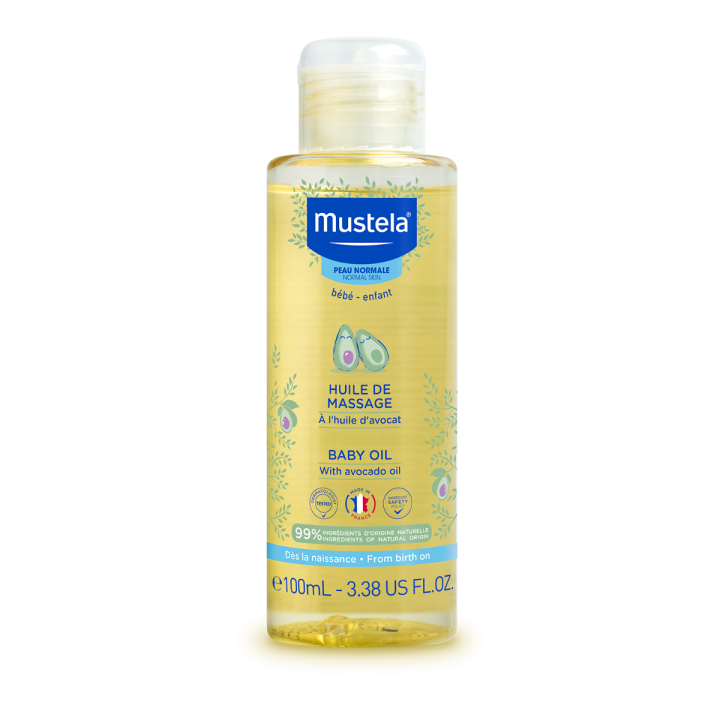 Massageöl für normale Haut Mustela - Flasche mit 100 ml