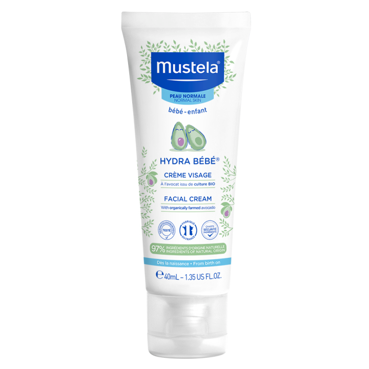 Hydra Baby Gesichtscreme Mustela - Tube mit 40 ml
