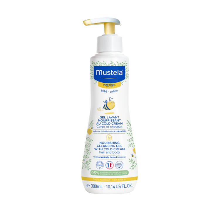 Nährendes Waschgel für Körper und Haare Mustela - Pumpflasche 300 ml