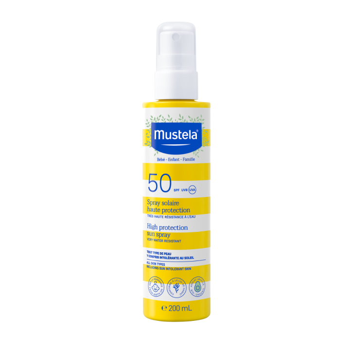 Sonnenspray mit hohem Schutz SPF50 Mustela - Spray von 200 ml