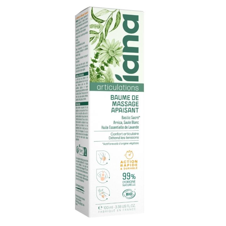 Beruhigender Massagebalsam für Gelenke Iana - 100ml Tube