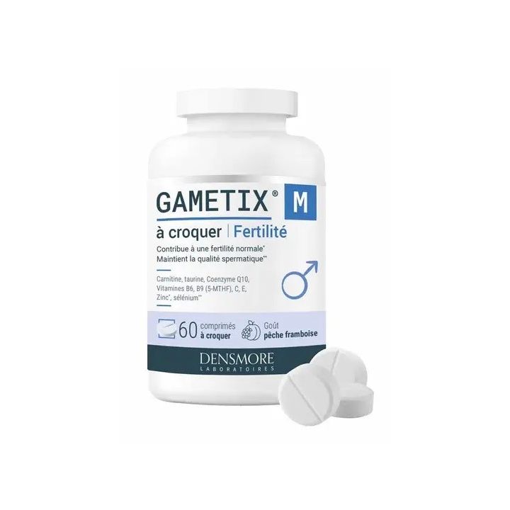 Gametix M Fruchtbarkeit Densmore - Dose mit 60 Kautabletten