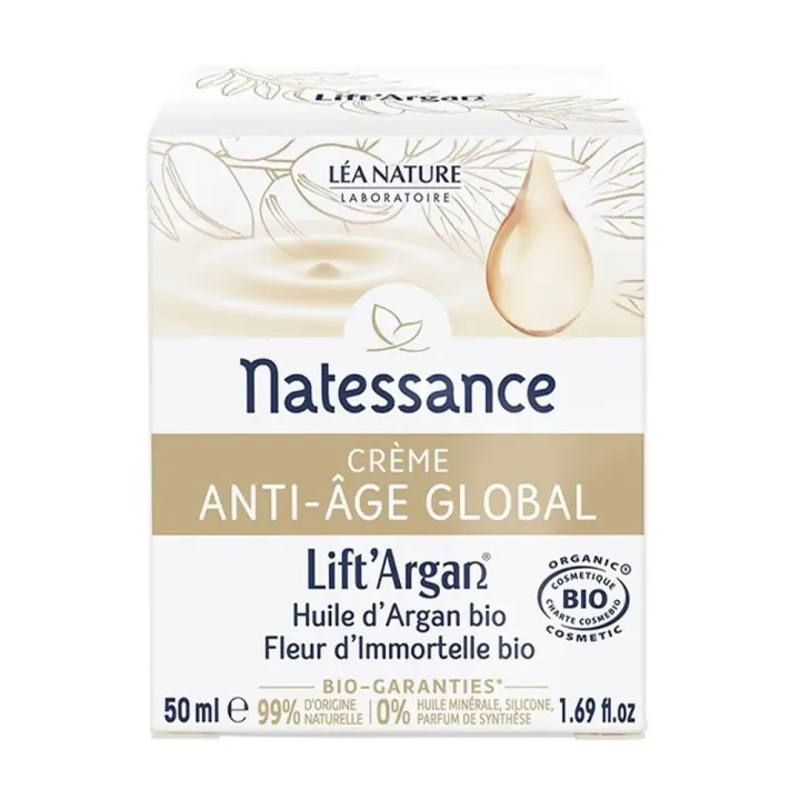 Globale Anti-Aging-Creme BIO Natessance - 50ml Tiegel