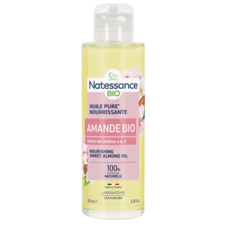 Reines Bio-Mandelöl Natessance - Flasche 100 ml