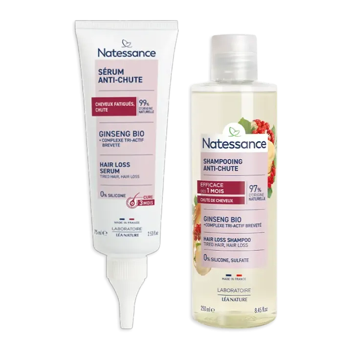 Natessance Haarpflege-Set gegen Haarausfall - Set mit 2 Produkten