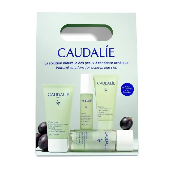 Vinopure Set gegen Unreinheiten Caudalie - Set mit 4 Produkten