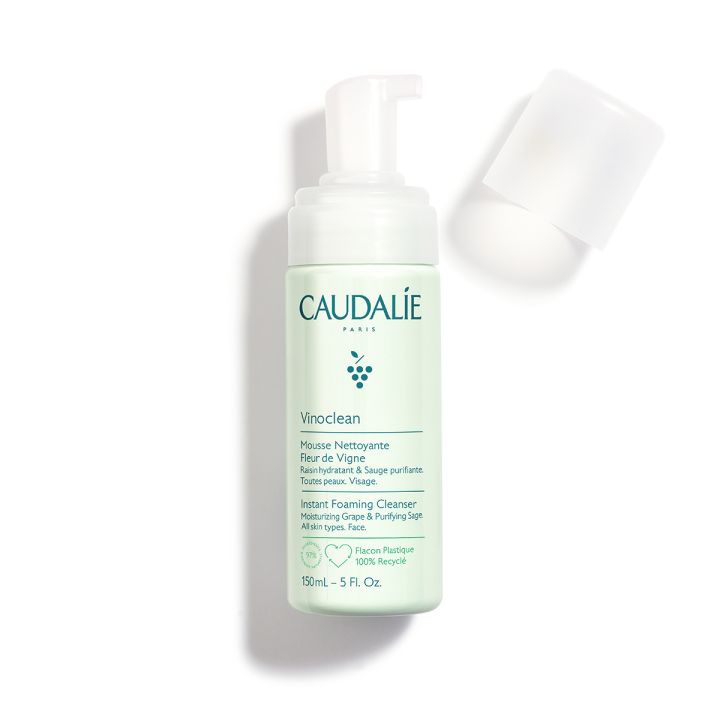 Vinoclean Reinigungsschaum Blüten der Rebe Caudalie - Pumpflasche mit 150 ml