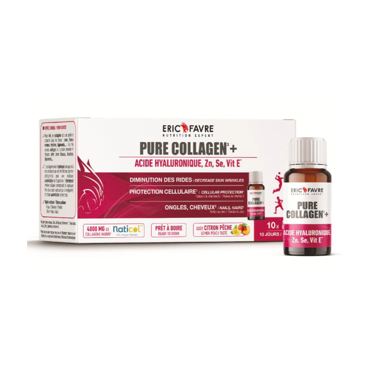 Pure Collagen+ Eric Favre - Box mit 10 Shots à 15 ml