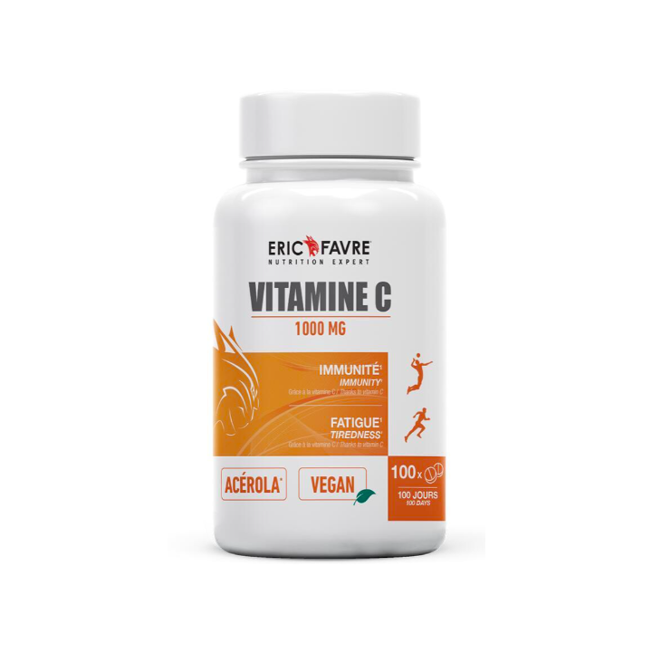 Vitamin C 1000mg Eric Favre - Packung mit 100 Tabletten