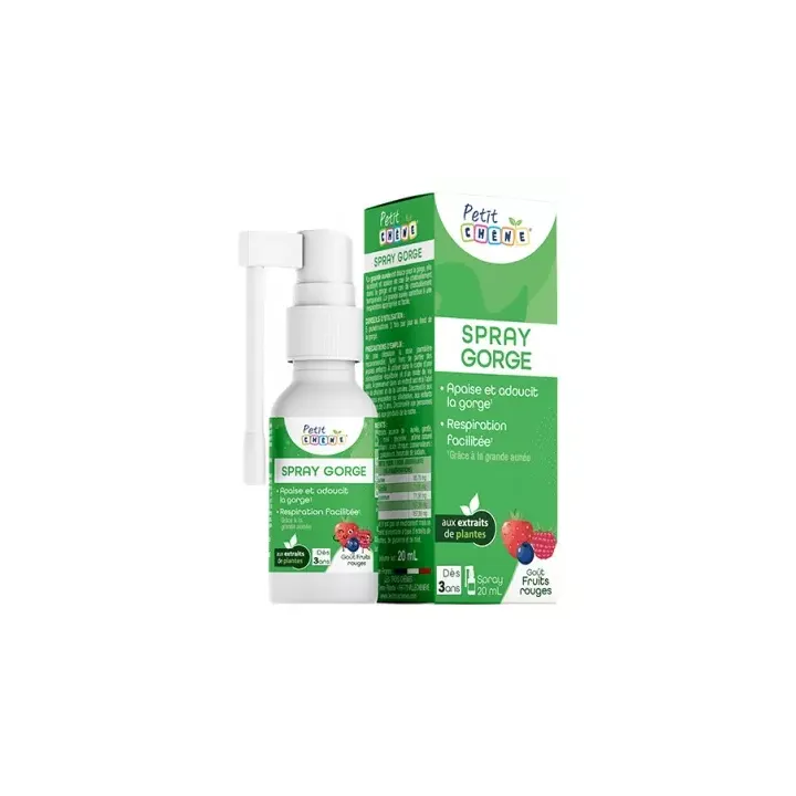 Kleiche Eiche Rachenspray mit rotem Fruchtgeschmack Die 3 Eichen - Spray mit 20ml