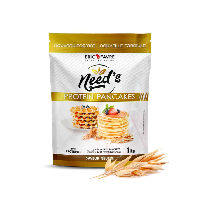 Need's Protein Pancakes neutrale Geschmacksrichtung Eric Favre - Beutel mit 1 kg