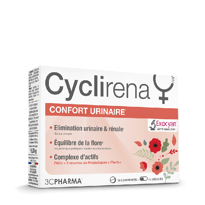 Gystinat Fort Harnwegsbeschwerden 3C Pharma - Packung mit 30 Tabletten