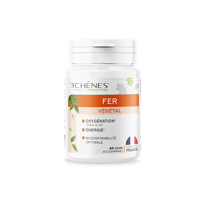 OligoVégétal Eisen bio 3 Eichen - Dosis von 60 Tabletten