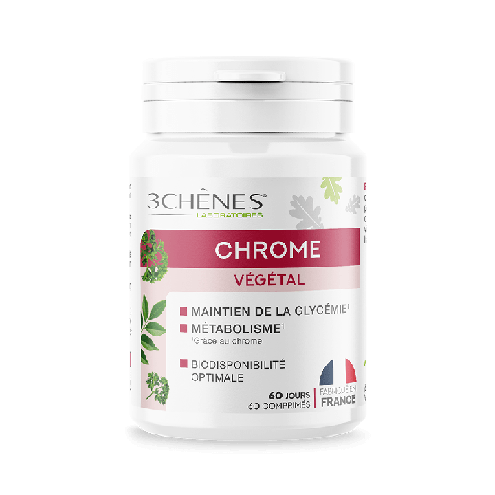 OligoVégétal Chrom bio 3 Eichen - Dosis von 60 Tabletten
