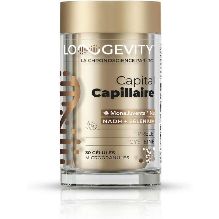 Langlebigkeit Kapital Haar Les 3 Chênes - Dose mit 30 Kapseln