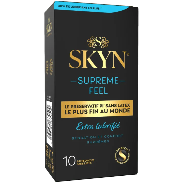 Skyn Supreme Feel Extra Gleitmittel Kondome Manix - 10 Kondome ohne Latex
