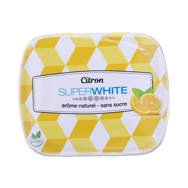 Zitronenpastillen Superwhite - Packung mit 50 Pastillen