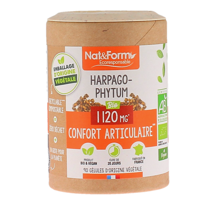 Harpagophytum Ecoresponsable Nat&Form - Packung mit 60 Kapseln