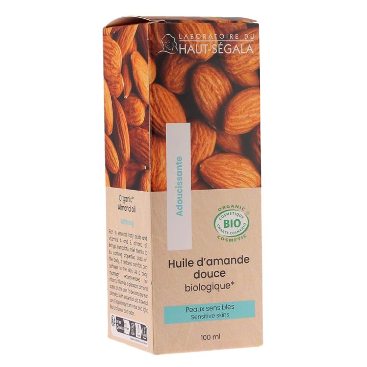 Bio Süßmandelöl Hautpflegend Laboratoire Haut-Ségala - Flasche 100 ml