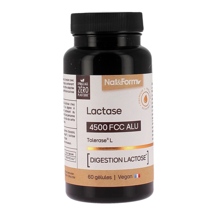 Lactase-Toleranz L 4500 fcc alu Nat&form - Dose von 60 Kapseln