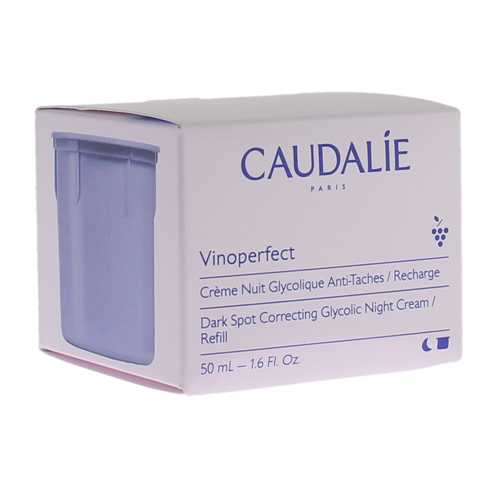 Vinoperfect Nachtcreme mit Glykol gegen Flecken Caudalie - Nachfüllpackung von 50 ml