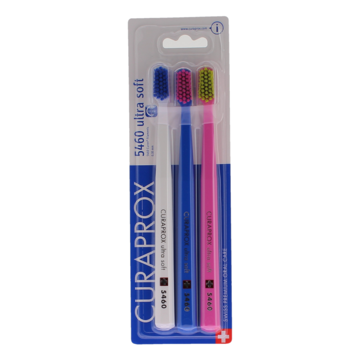 Zahnbürste cs 5460 ultra soft Curaprox - Set mit 3 Zahnbürsten
